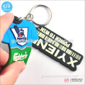 Guangzhou custom wholesale pvc plastic keychain cheap 3d soft rubber key tag